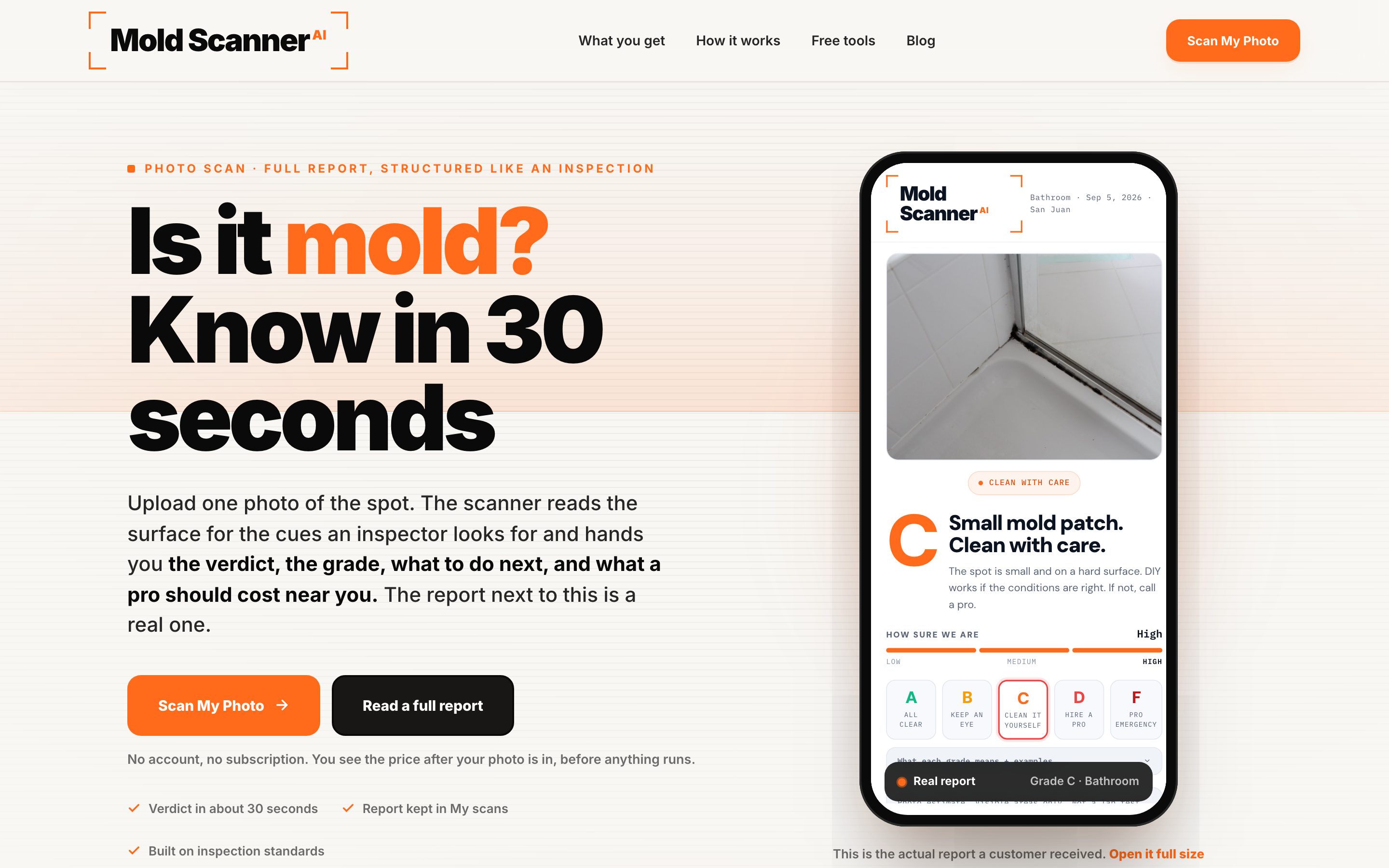 Mold Scanner AI